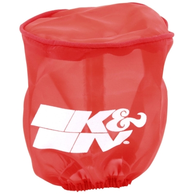 K&N DryCharger Round Straight Filter Wrap (Red) - RU-1750DR